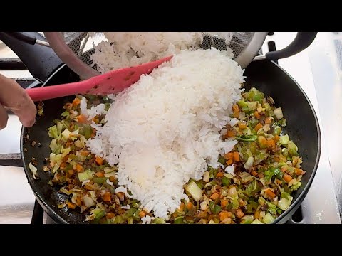 Видео: Приготовьте рис басмати вкусно без рисоварки и духовки! Простой рецепт острого жареного риса!