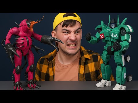 Видео: 😱 ТРАНСФОРМЕРЫ ИГРЫ В КАЛЬМАРА против ВСЕХ – Самая безумная битва DIY! 💥🤖