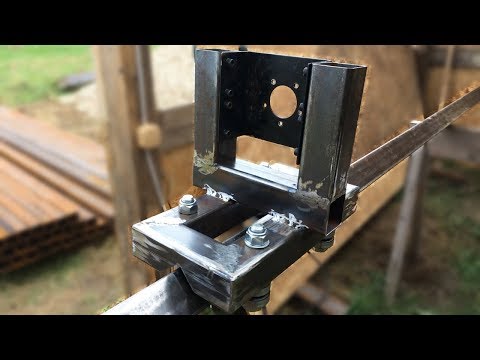 Видео: Недорогая самодельная буровая установка . Часть 1. Inexpensive homemade drilling rig. Part 1.