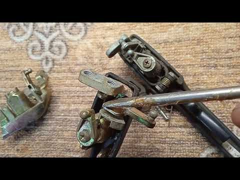 Видео: Вариант доработки ручки Ауди 100 с3. Когда ни хватает выжима для открытия.