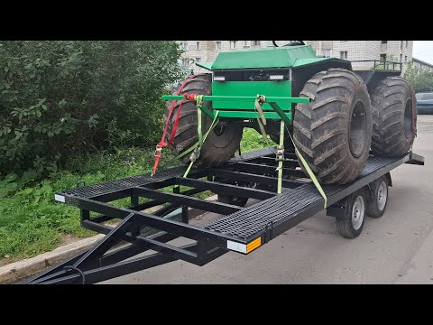 Видео: Ищешь прицеп для перевозки техники?! Посмотри это видео и сделай правильный выбор !!!
