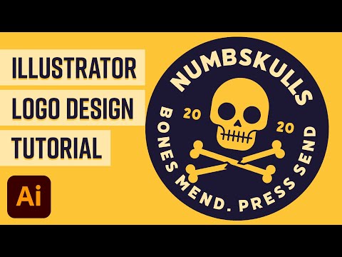 Видео: Учебное пособие по дизайну логотипа в Adobe Illustrator: узнайте, как создать векторный логотип с...