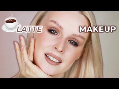 Видео: Coffee LATTE Makeup ☕️ Трендовый кофейный макияж бюджетной косметикой