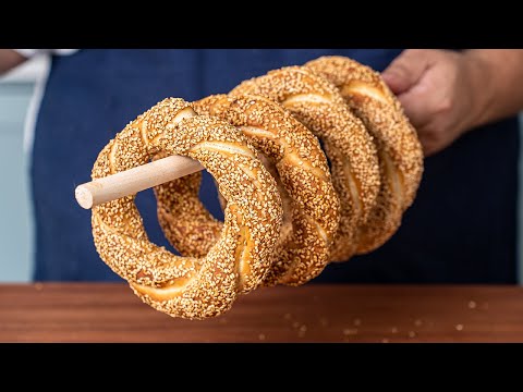 Видео: Знаменитый турецкий кунжутный бублик