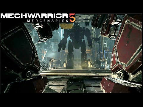 Видео: Mechwarrior 5  Mercenaries. Black Knight BL-P-KNT обзор меха.