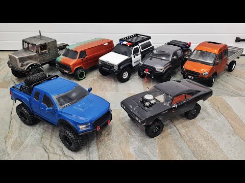 Видео: RC Новичок №25 ... Ремонт FORD 4x4, Charger, Газель, Blazer, Peterbilt 6x6, Toyota и микроавтобус