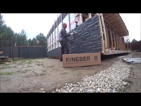 Видео: день 16 . затопило подпол ...монтирую фасад