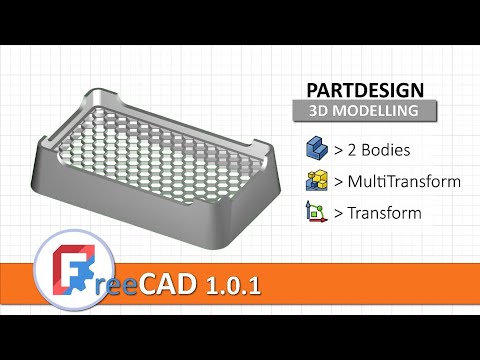Видео: FreeCAD 1.0.1: Первая 3D-модель: #2 | Функции PartDesign | Многотельное проектирование | Справочн...