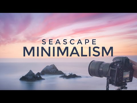 Видео: Минималистская фотография морского пейзажа с длинной выдержкой