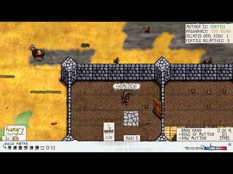 Видео: One Hour One Life. Небольшой забег.