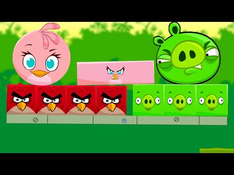 Видео: ЗЛАЯ ДИЧЬ или Злые птички выгоняют свинок #1 Angry Birds Kick Out Piggies с Кидом на крутилкины