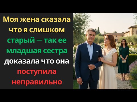 Видео: Моя жена сказала что я слишком старый — так ее младшая сестра доказала что она поступила неправильно