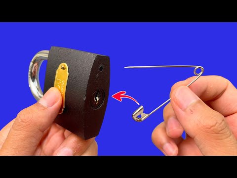 Видео: Только С Булавкой! Откройте Все Замки В Вашем Доме Без Ключа