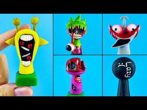 Видео: Лепим фигурки СПРУНКИ ФАЗА 3 🎵 Sprunki Phase 3 Лепка ОК часть 3