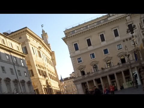 Видео: Прогулка по центру Рима. Римский сенат. Коллизей.