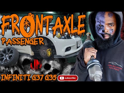 Видео: Как заменить переднюю пассажирскую ось Infiniti G37 G35 Q40 G25 Q50