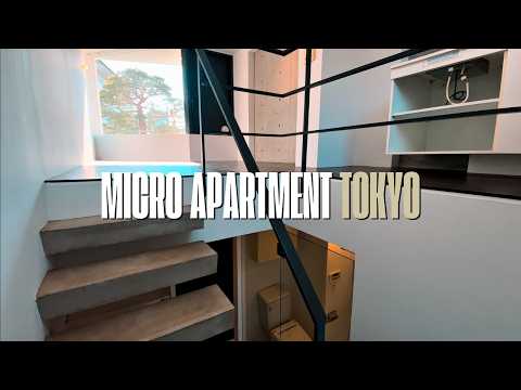 Видео: Микроапартаменты в Токио, Япония【 31.02м² / 333.84ft² 】