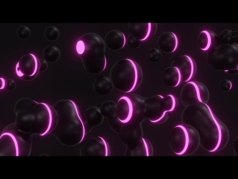 Видео: Metaball Neon Cyberpunk Light Pink 4K UHD Visual Loop для расслабляющего плейлиста