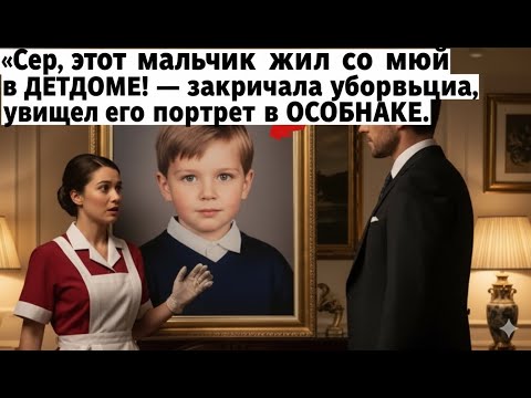Видео: “Он из детдома!” — вскрикнула уборщица, увидев фото в особняке.