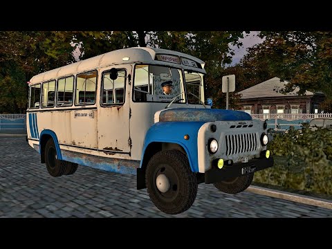 Видео: Ржавый КаВЗ 685, карта Мичурино Omsi 2