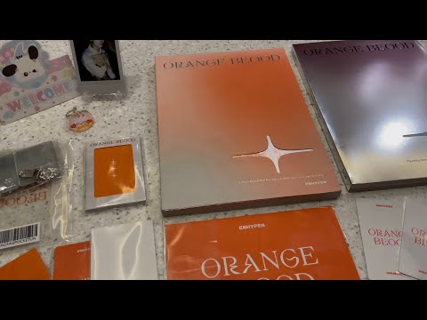 Видео: ep.28 ♡ распаковка orange blood | enhypen 🧛🏻🍊