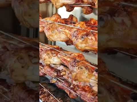 Видео: Гриль из бараньей головы