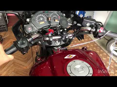 Видео: Установка индикатора передачи на мотоцикл Honda CBF600SA