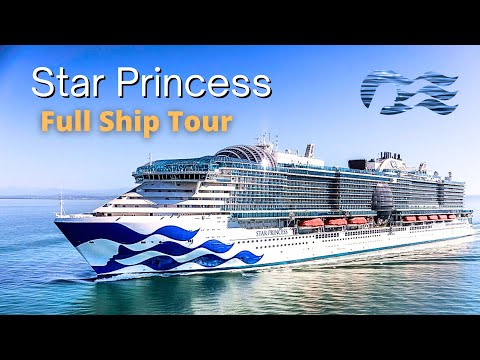 Видео: Полный тур и обзор Star Princess 2025 (крупнейший круизный лайнер Princess Cruises)