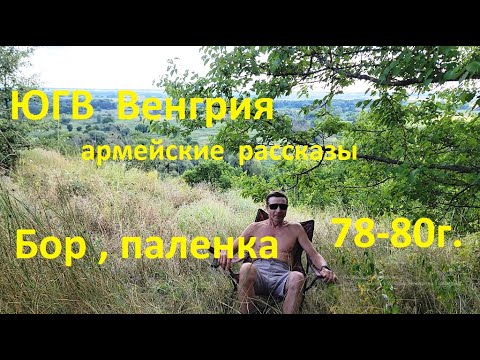 Видео: Венгрия ЮГВ армейские рассказы - за бором и палинкой