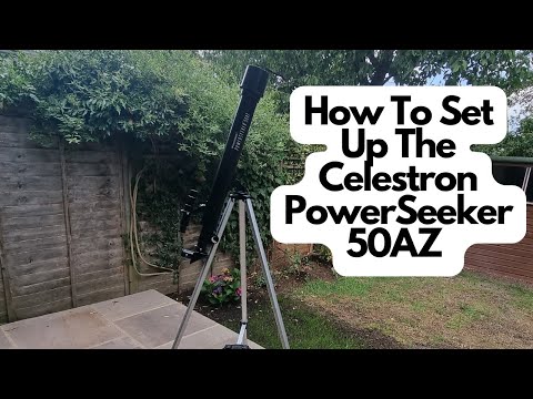 Видео: Как настроить телескоп Celestron PowerSeeker 50AZ