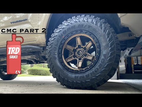 Видео: Toyota Tacoma | CMC часть 2/ Подрезка крыльев для 295-х | (Tacoma 2017)
