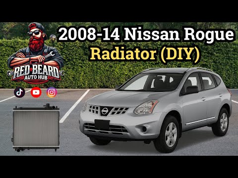 Видео: Замена радиатора Nissan Rogue (S35 2008–2013)