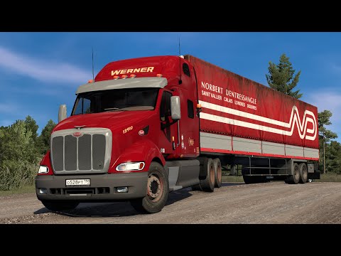 Видео: 2101 / ETS2 1.56 / Peterbilt 387 / Русская сборка / Работа по Северу / На Томтор.