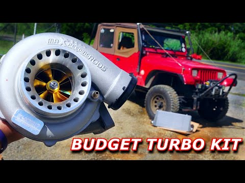 Видео: Мы сделали турбонаддув Jeep Wrangler максимально дёшево за несколько часов!