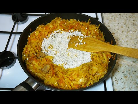 Видео: Капуста с Рисом и Мясом. Вкусный Ужин для Всей Семьи