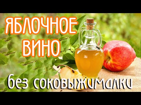 Видео: Яблочное вино - без соковыжималки - проще некуда