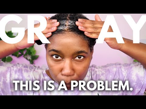 Видео: Моя проблема с седыми волосами.