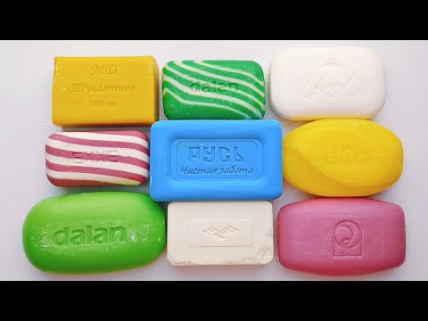 Видео: Cutting dry soap 🧼 Satisfying ASMR video 💤  Резка сухого мыла. Video for sleep