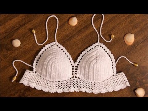 Видео: Вязаный топ крючком для начинающих. top (bodice) crochet