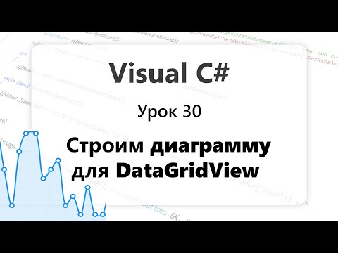 Видео: VC#. График для DataGridView. Диаграмма для данных. Урок 30