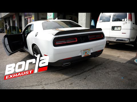 Видео: Выхлопная система Dodge Challenger GT V6 Borla Atak 2023 года **ВАУ**