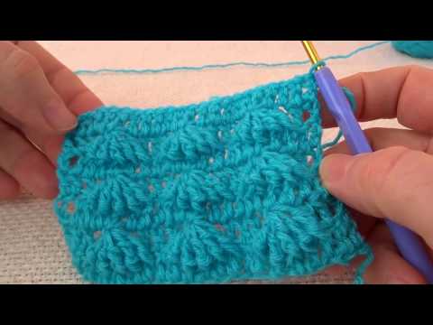 Видео: Объёмный узор " Объёмные веерочки".