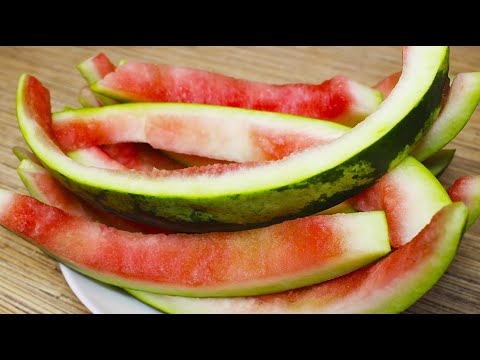 Видео: У вас есть АРБУЗНЫЕ КОРКИ? Приготовьте это лакомство! Вкусный и простой рецепт