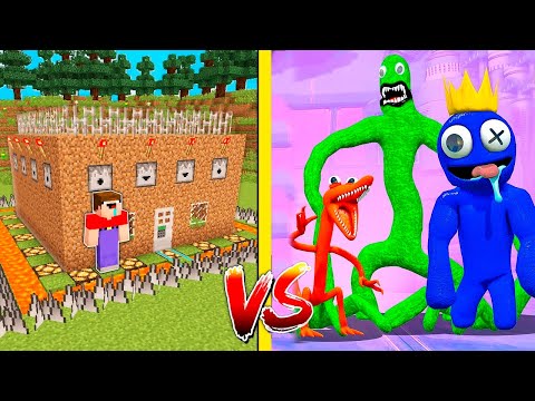 Видео: РАДУЖНЫЕ ДРУЗЬЯ ПРОТИВ САМЫЙ ЗАЩИЩЕННЫЙ ДОМ В МАЙНКРАФТ! НУБИК ГРИФЕР И ДЕВУШКА ЛАРА ПРО MINECRAFT