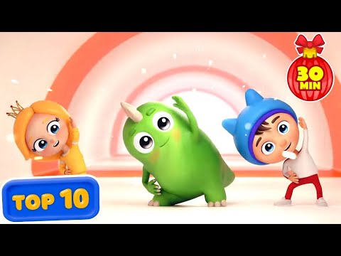 Видео: Детские песенки Сина и Ло - ТОП-10 ПЕСЕН! 🎶 Забавный мультик для малышей