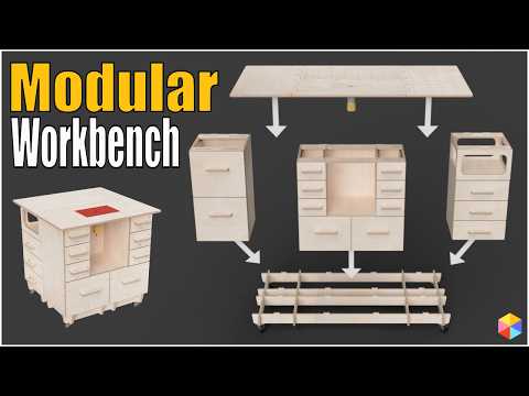 Видео: Идеальный верстак для мастерской с ЧПУ — легко модернизировать