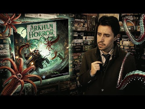 Видео: Arkham Horror (Ужас Аркхэма). 3е издание - обзор "Два в Кубе"