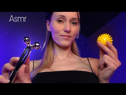 Видео: АСМР🌙 Засыпай на моих коленях | Расслабляющий массаж | Нежный шепот 🥺