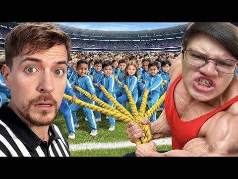 Видео: VIPÁR смотрит «100 Детей VS Самый Сильный Человек В Мире!» 