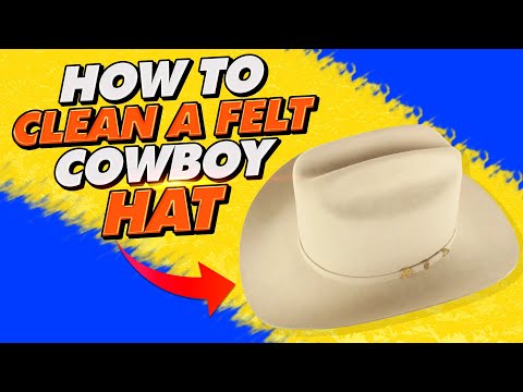 Видео: Как почистить фетровую ковбойскую шляпу
